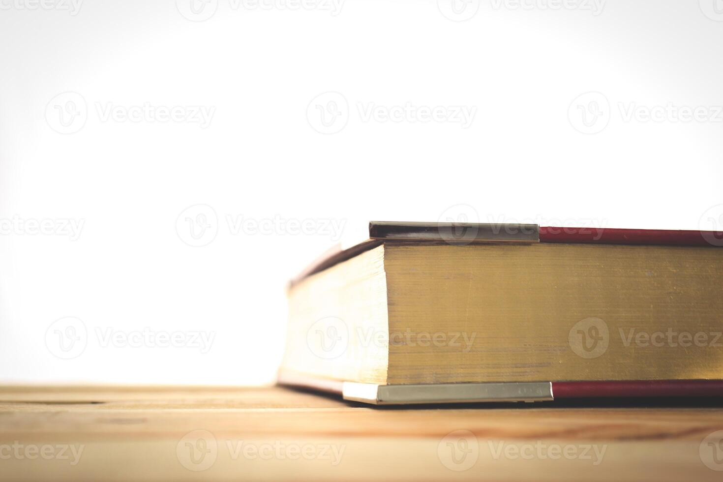 Book on a desk photo