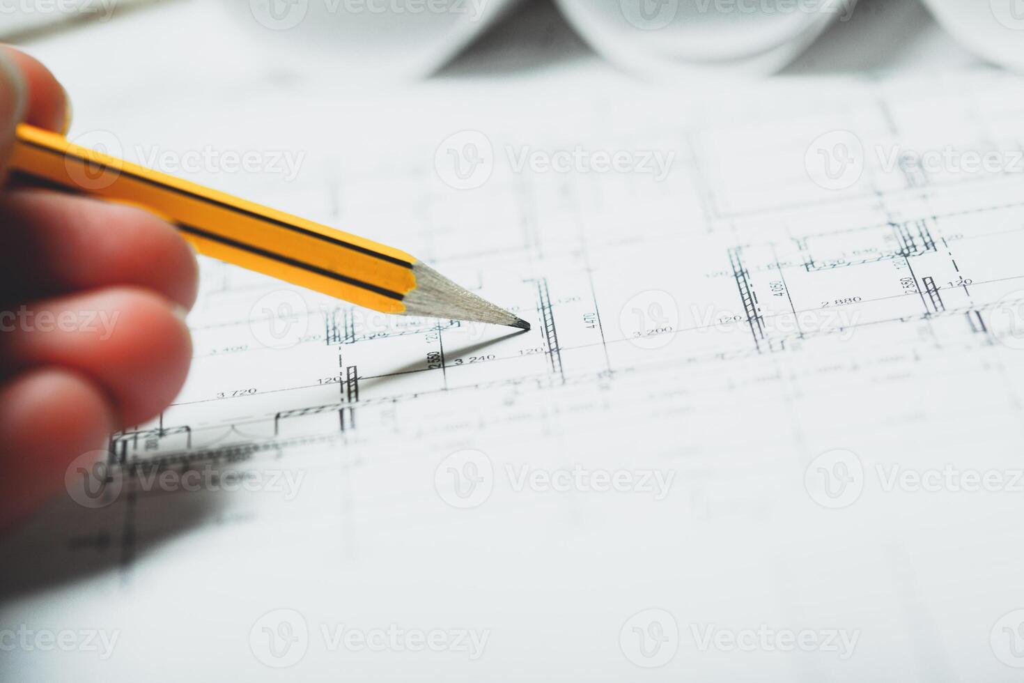 Objects for sketching and of work photo