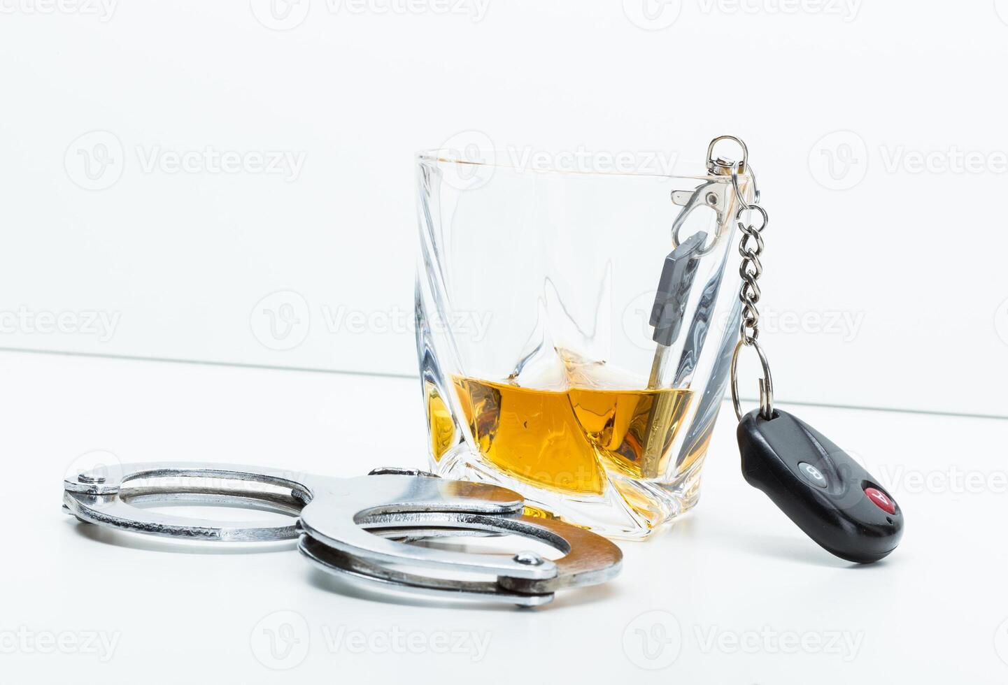Alcohol and car keys photo