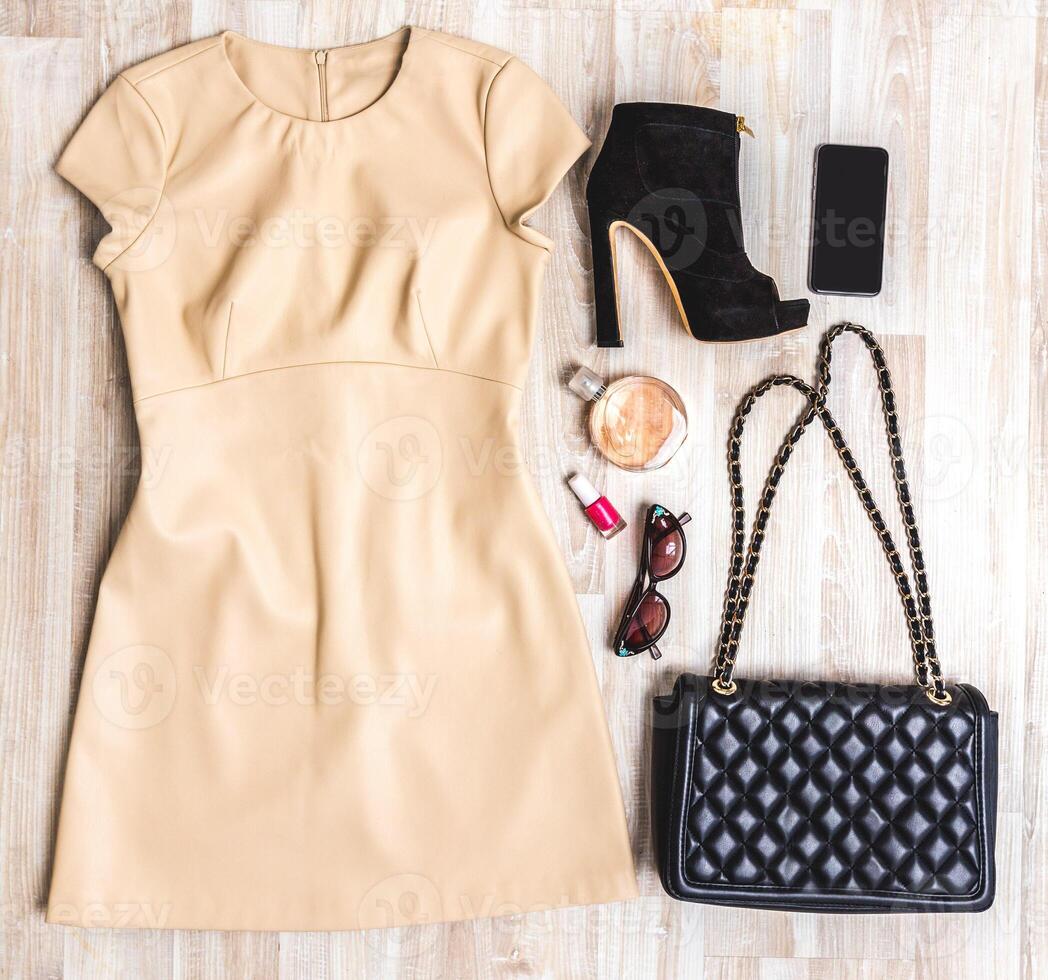 Set of summer clothes. photo