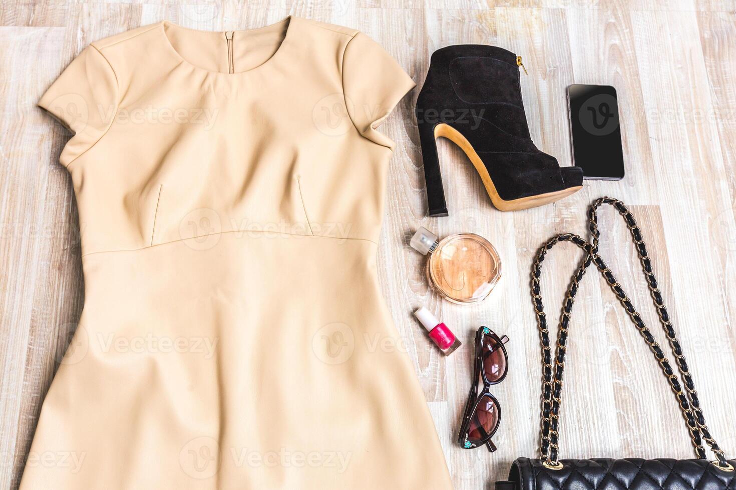 Set of summer clothes. photo