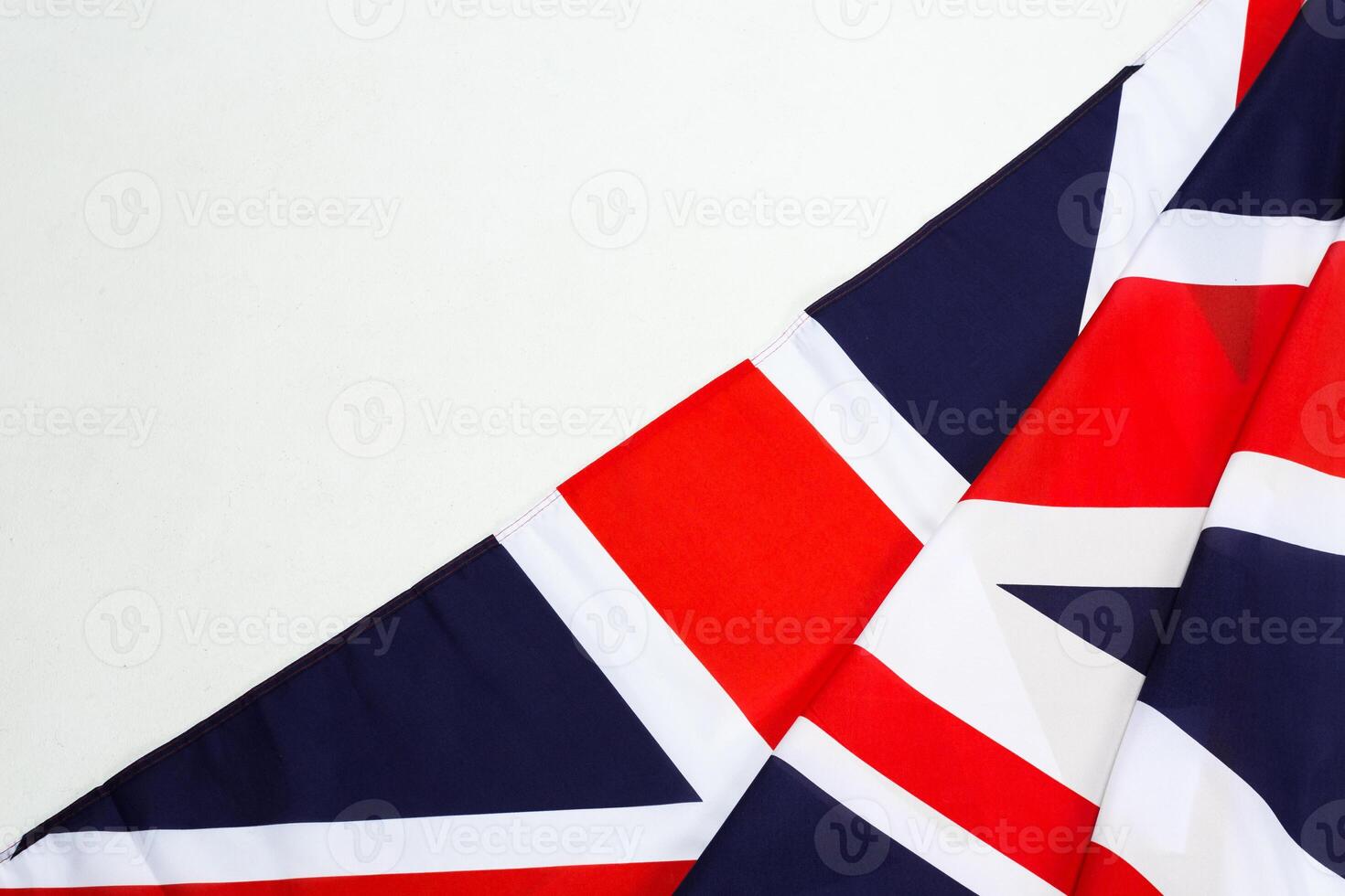 Closeup of Union Jack flag photo