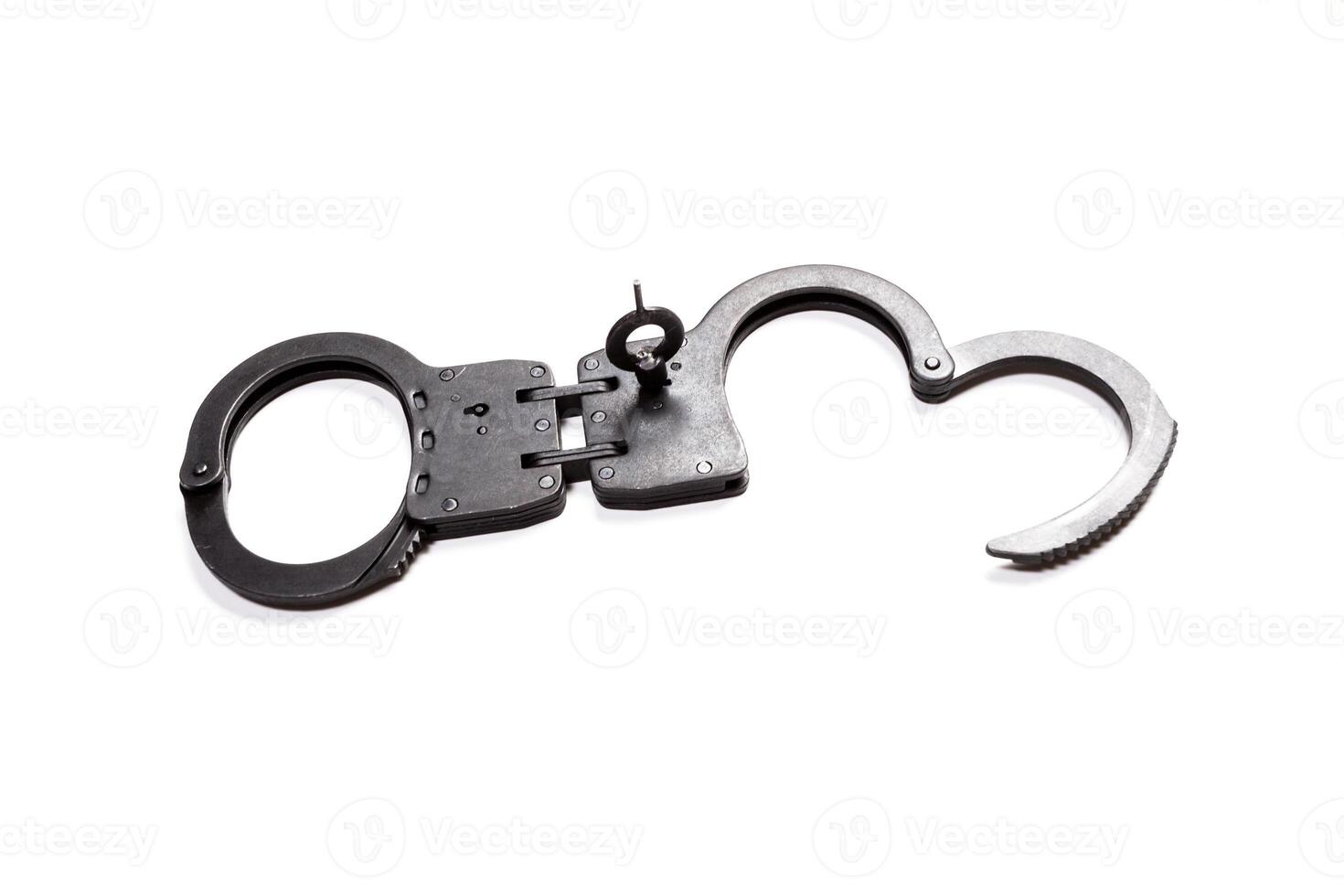handcuffs isolated in white photo