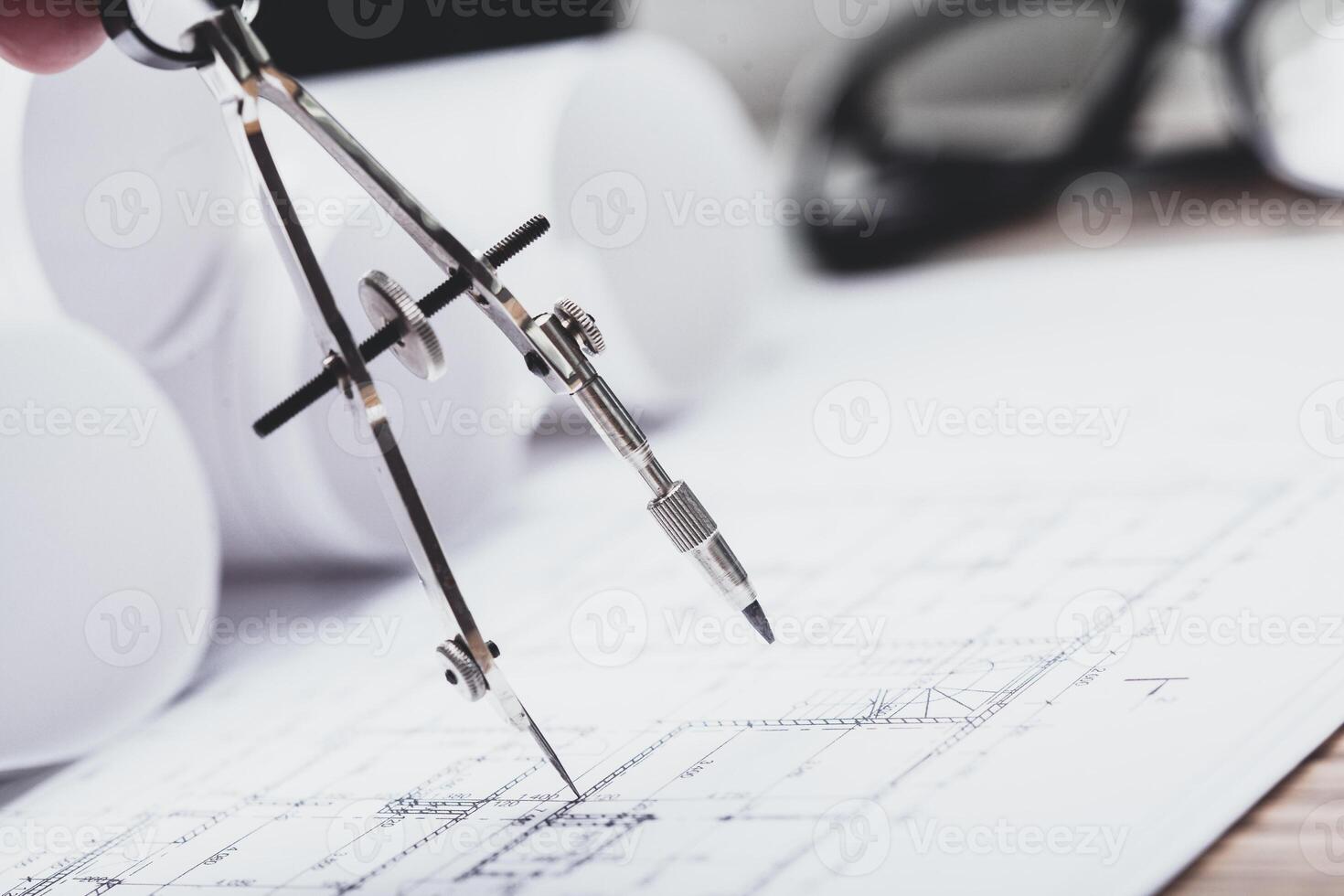 Objects for sketching and of work photo
