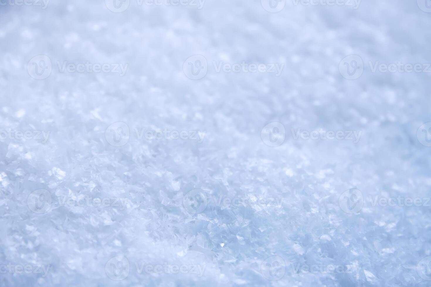 White fluffy artificial snow surface. photo