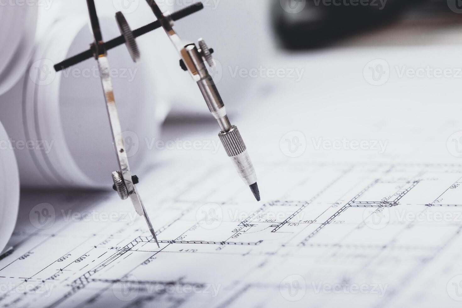Objects for sketching and of work photo