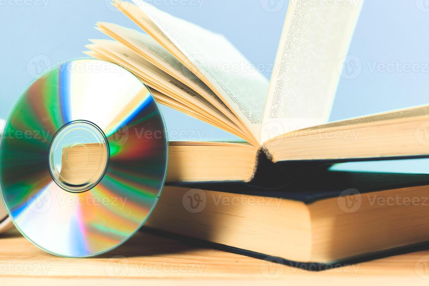 book and DVD disk photo