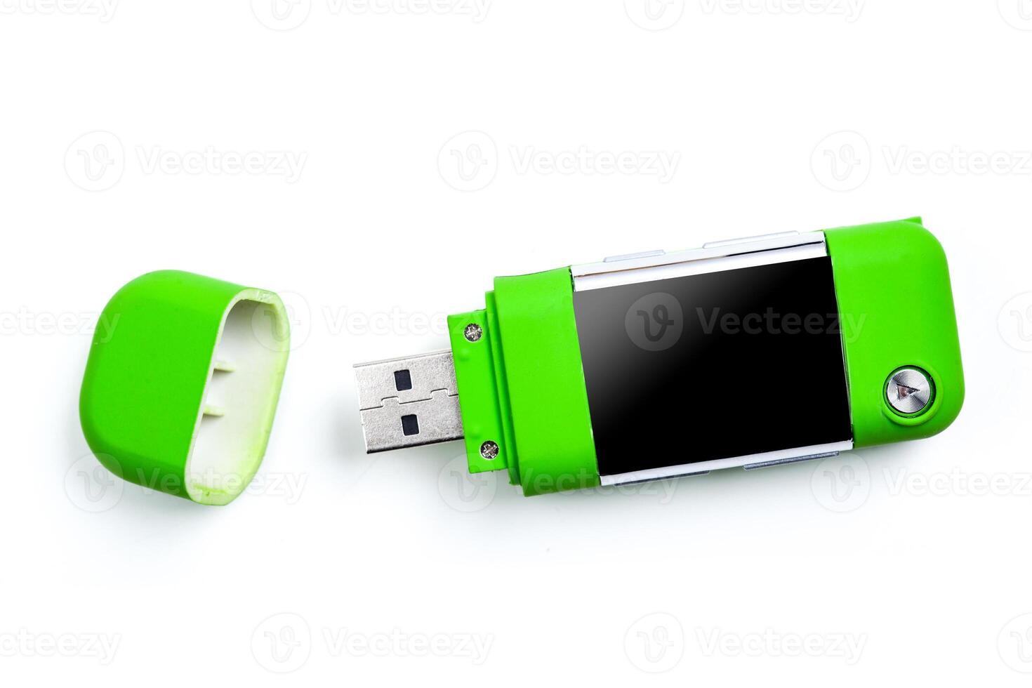 Small mp3 player isolated on white photo