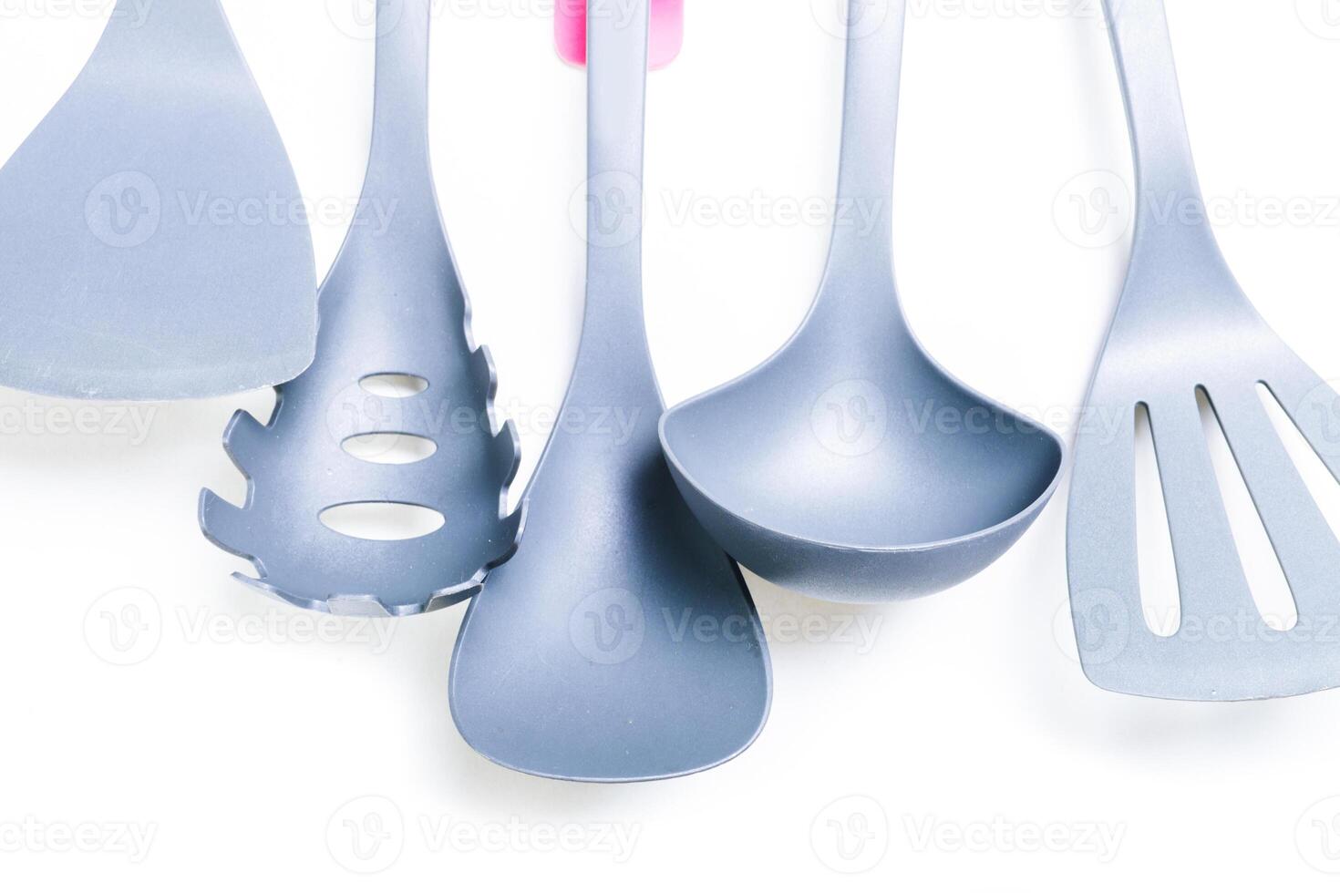 kitchen utensils isolated on white photo