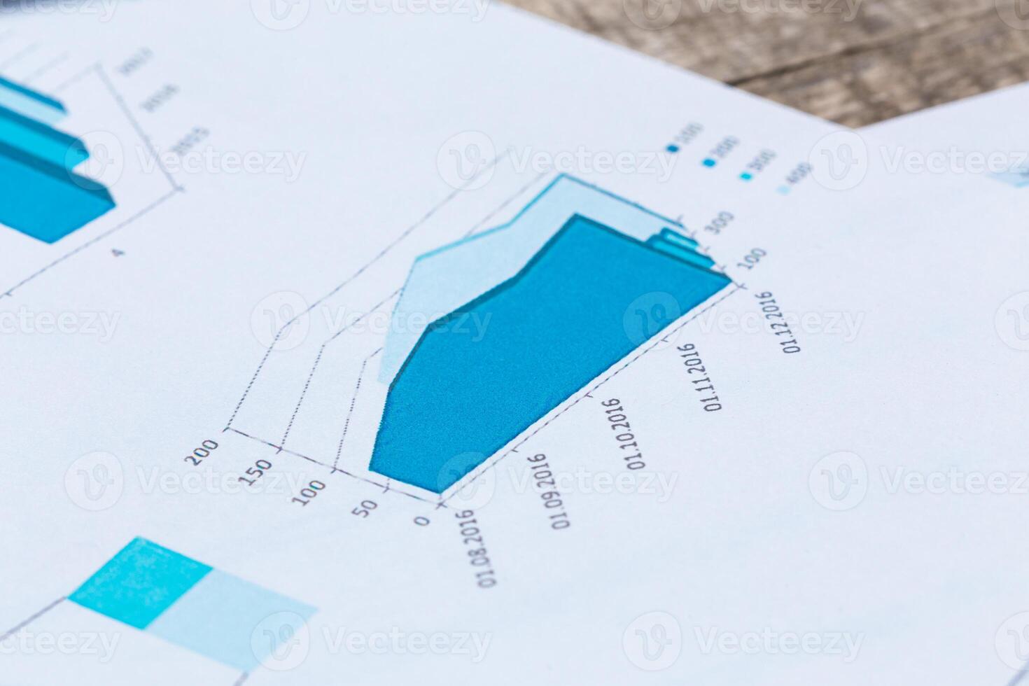 Business Line graph photo