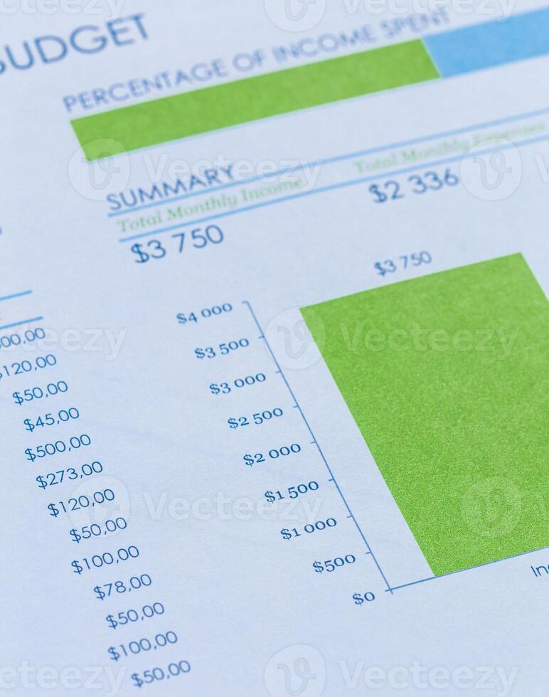 Business Line graph photo