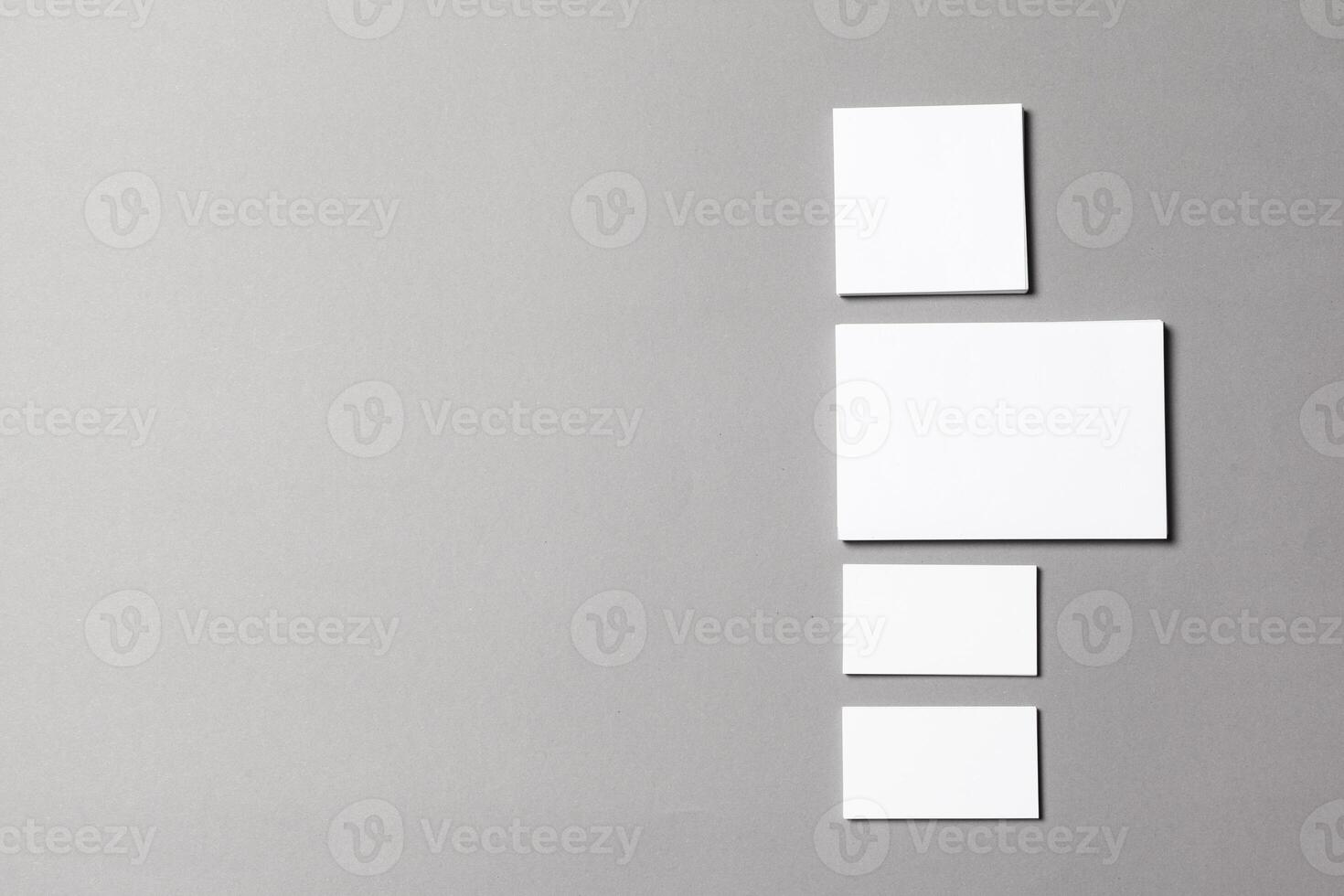 Mock up on grey background photo