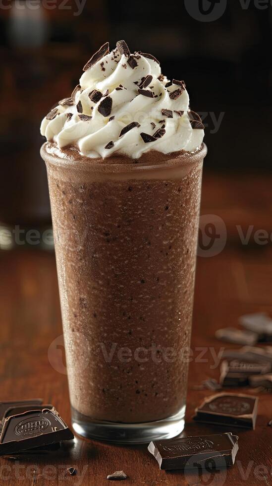 Rich and Creamy Chocolate Smoothie - A Delightful Treat photo