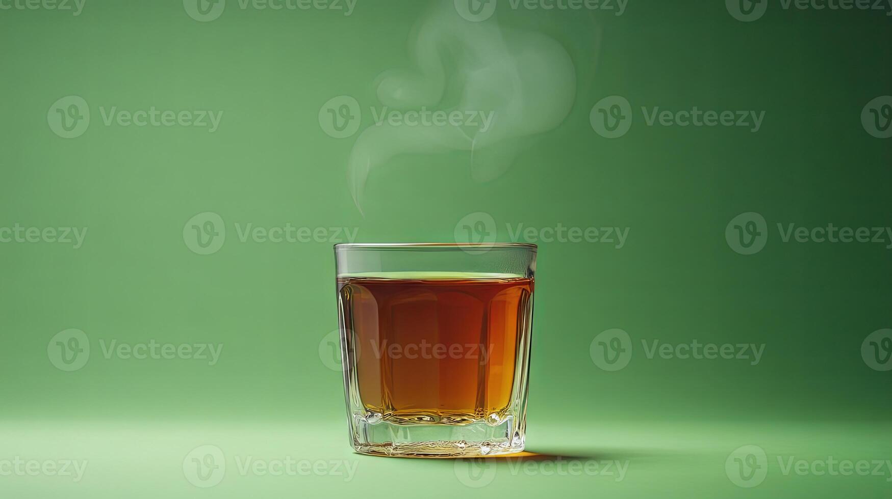 Hot Drink in a Glass - A Relaxing Beverage photo