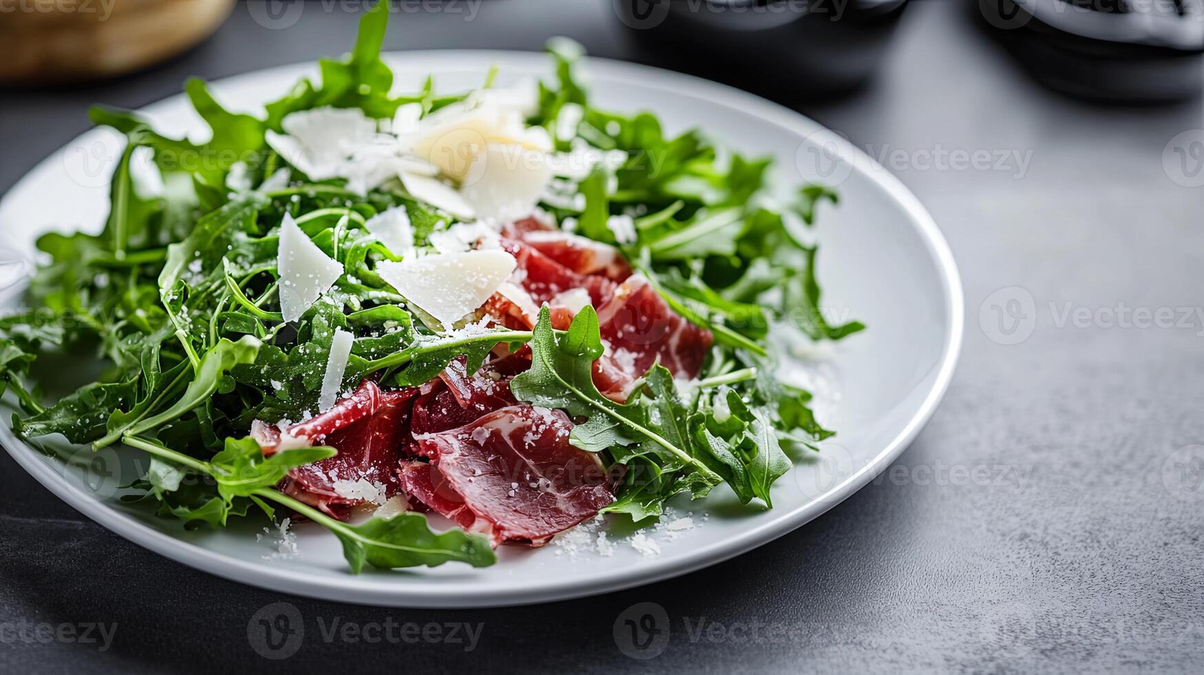Aromatic and Freshly Prepared Salad photo