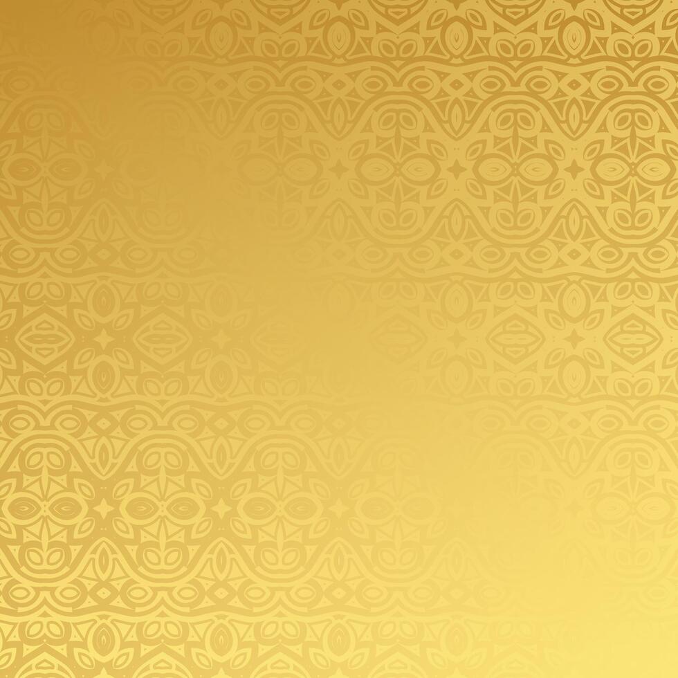 Luxury gold art line pattern design vector