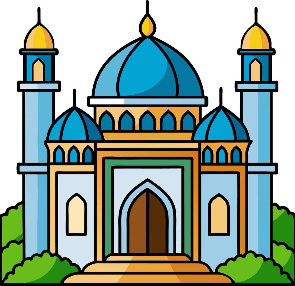 Mosque clip art vector