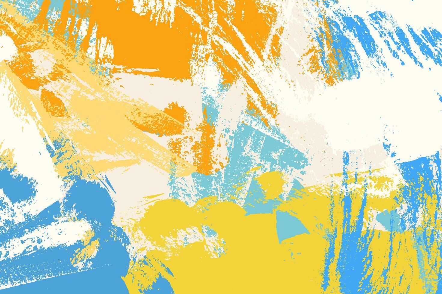 Summer Big Retro Brush Strokes Texture Background. Pile of Big Artistic Brush Strokes overlay. Hand draw Bunch of big bold brush strokes backdrop for retro cover, ad, banner, poster vector