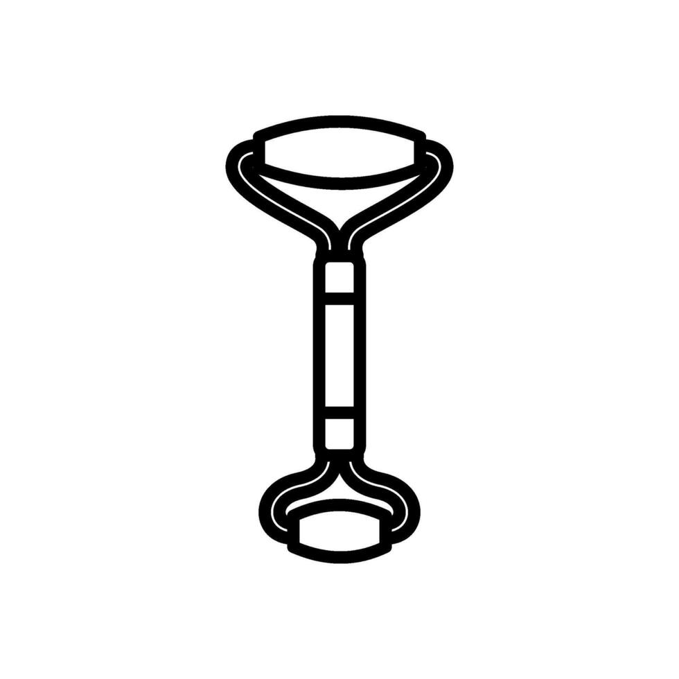 Skin roller icon, line style icon vector