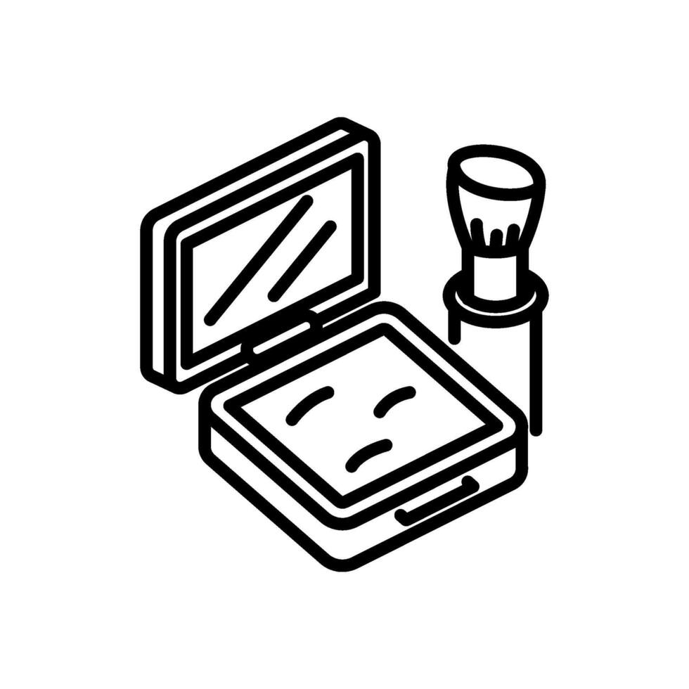 Highlighter icon, line style icon vector
