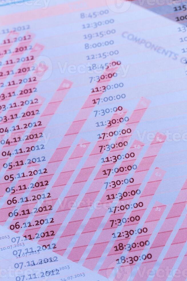 Business Line graph photo