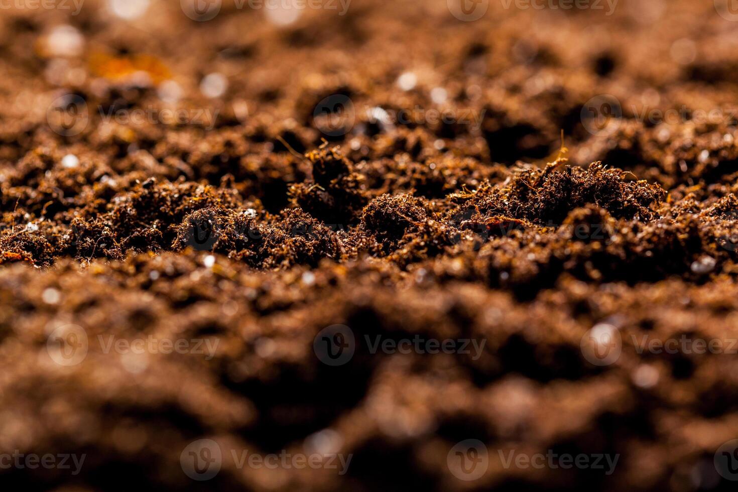 The texture of the macro ground photo