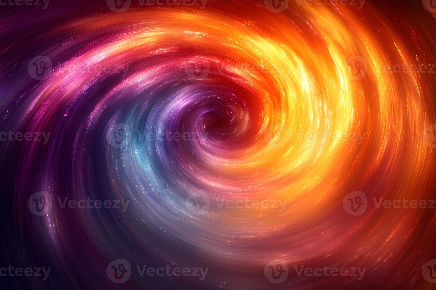 Colorful Cosmic Swirl Abstract Vortex Design for Print, Poster, Card photo