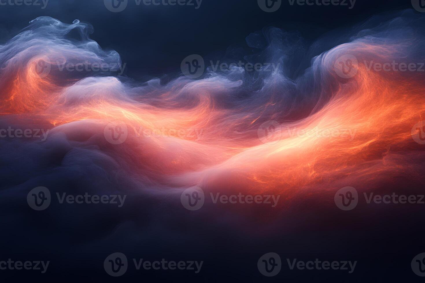 Abstract Fiery Clouds Energy and Motion in Dynamic Artistic Design photo