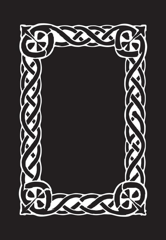 frame 1 vec.epsinterlocking patterns line ornate, Celtic-style frame, wedding card frame, appearance frame, invitation card ornament vector