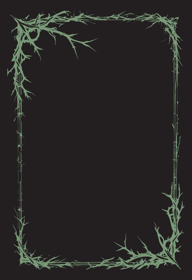 root frame, horror frame, root frame horror theme, photo frame horror vector