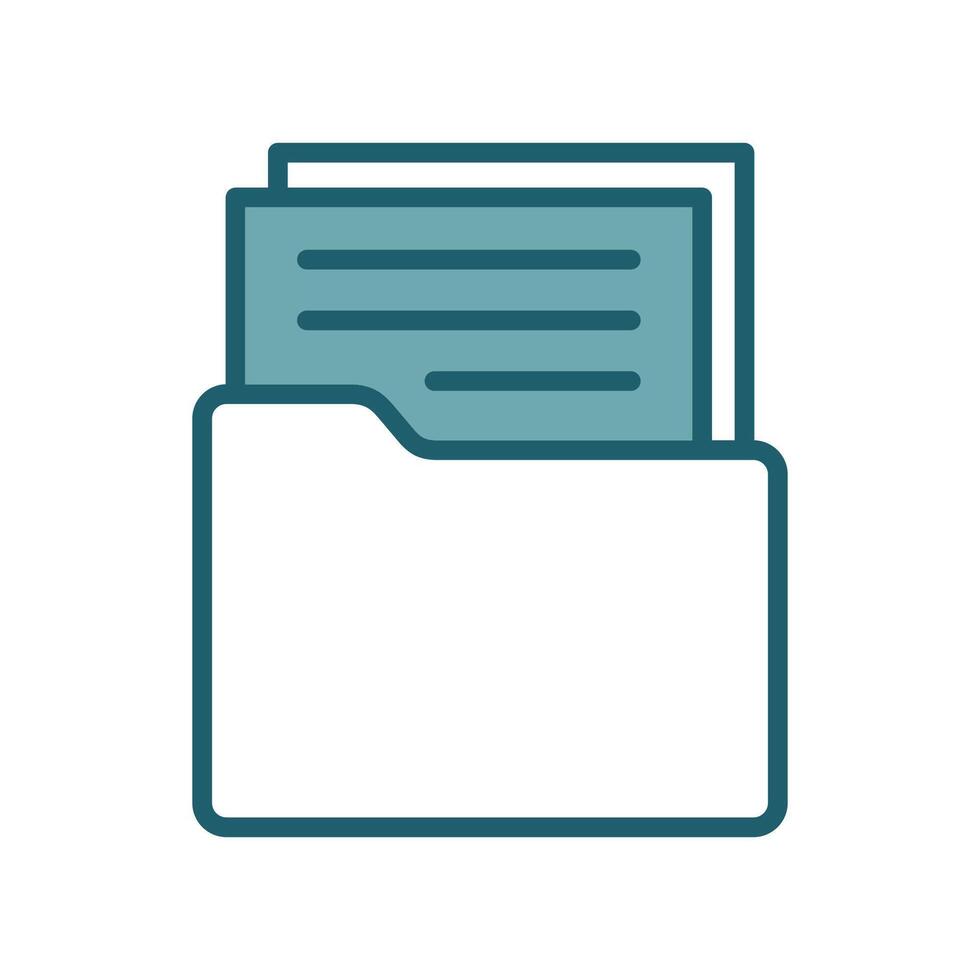 Elegant Folder Icon Pack for Organizing Digital Workspaces vector