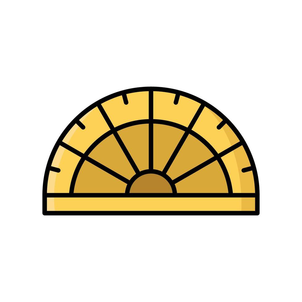 Comprehensive Protractor Icon Set for Digital Projects vector