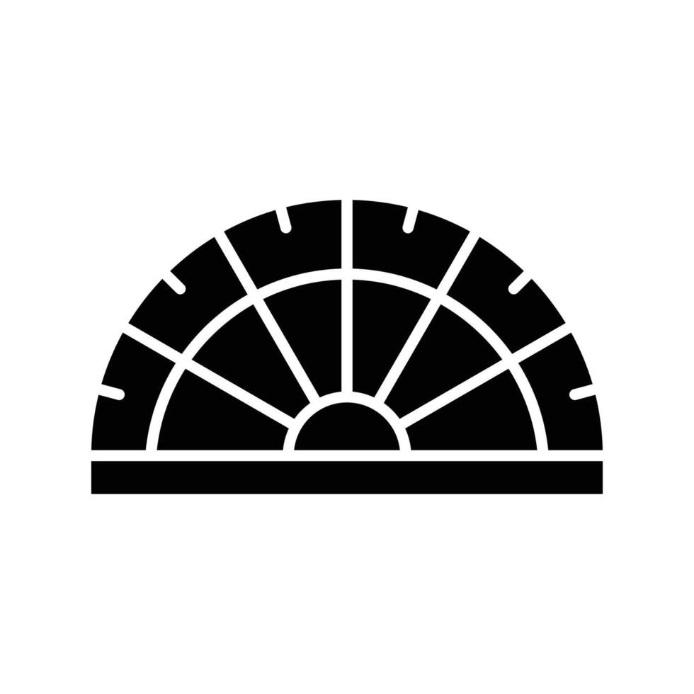 Detailed Protractor Icons for Educational and Professional Use vector