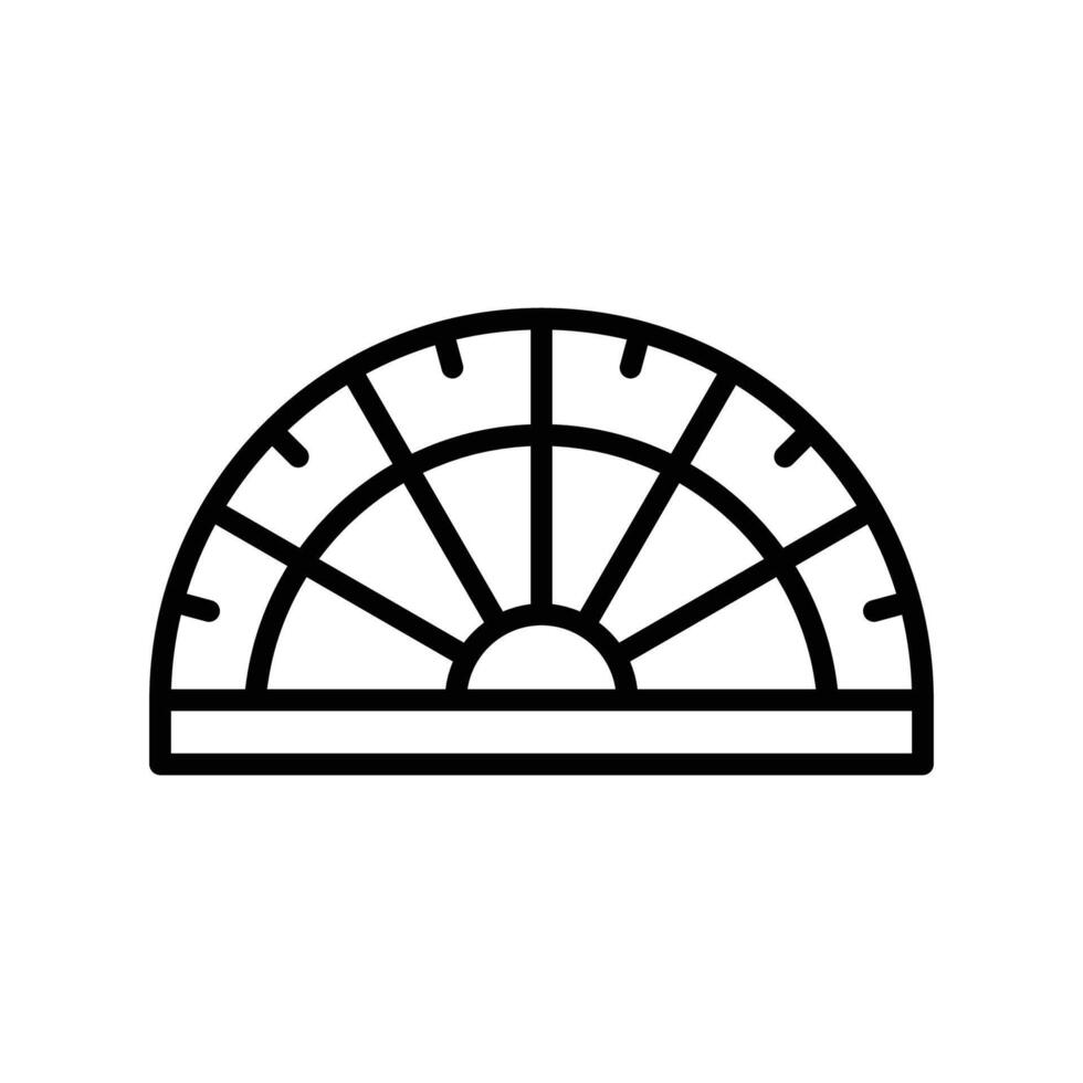 All-in-One Protractor Icon Pack for Creative Applications vector