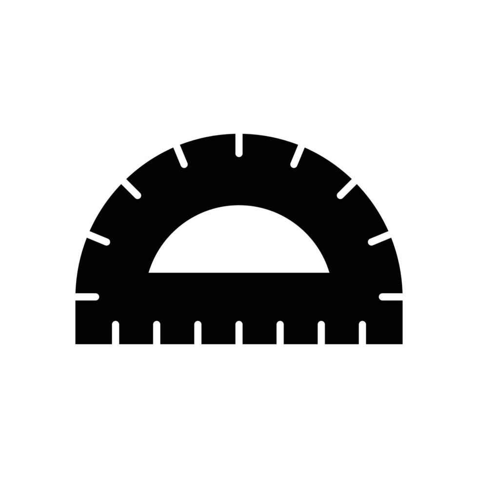 Minimalist and Stylish Protractor Icons for Designers vector