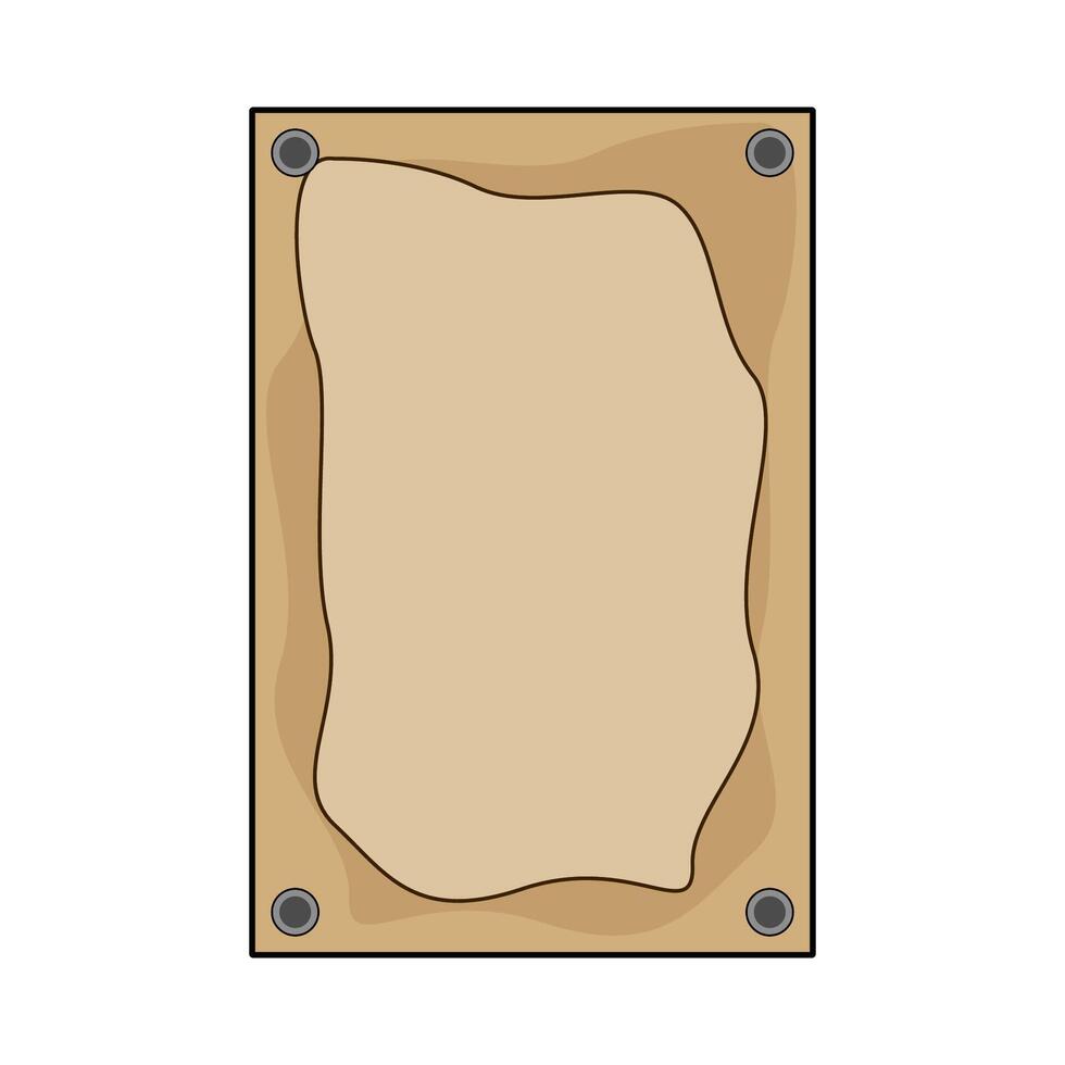 illustration of Wanted Poster vector