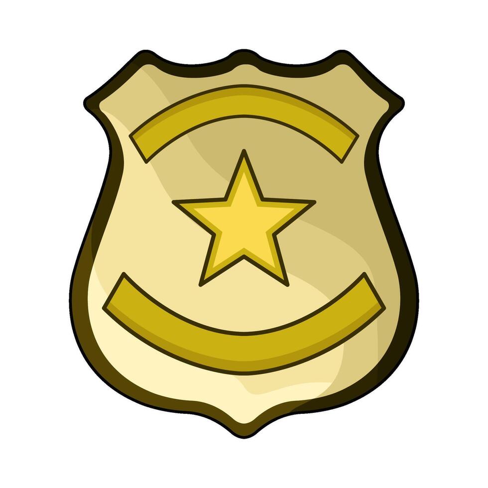 Police Badge illustration vector