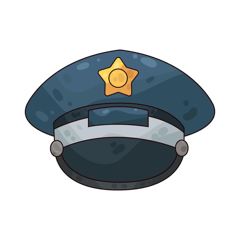 Police Cap illustration vector