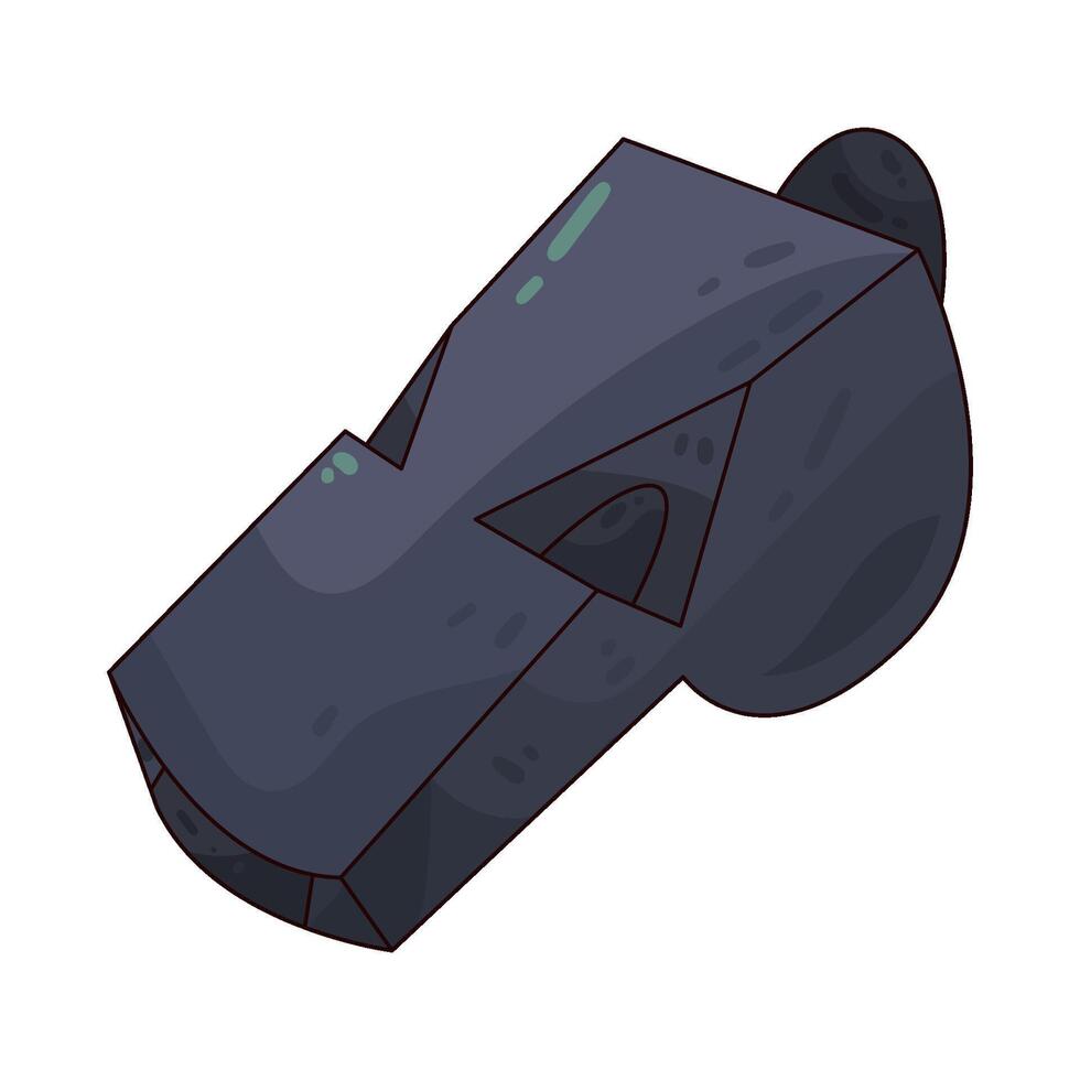 police Whistle illustration vector