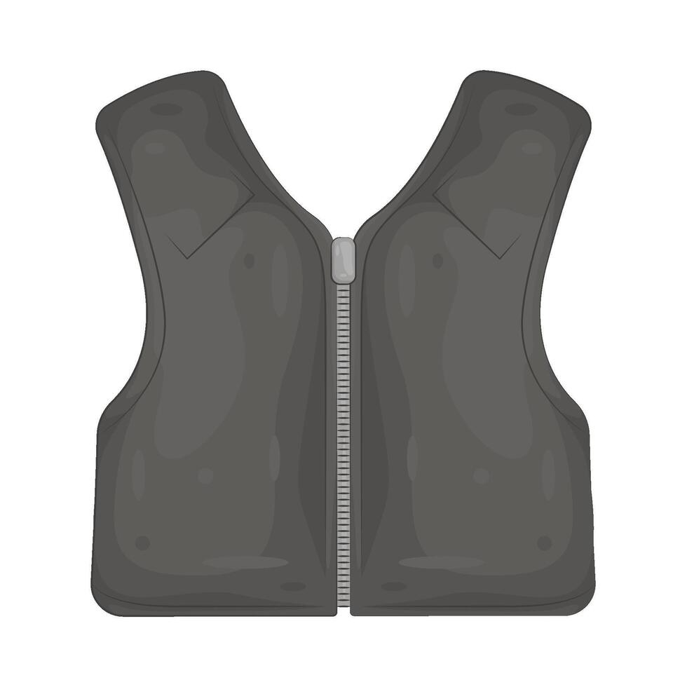 bulletproof vest illustration vector