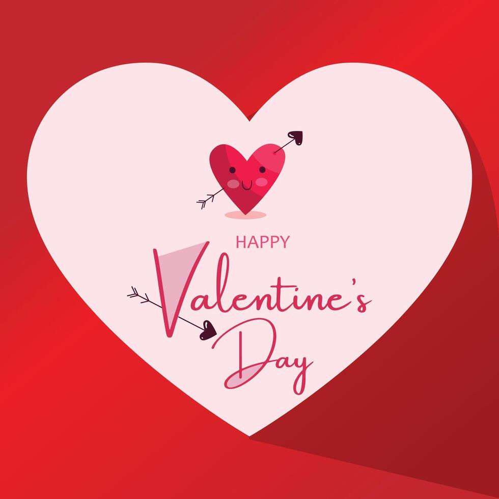 Valentine day heart vector