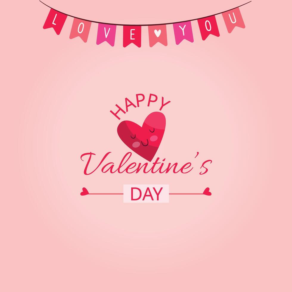14th Valentine's Day vector