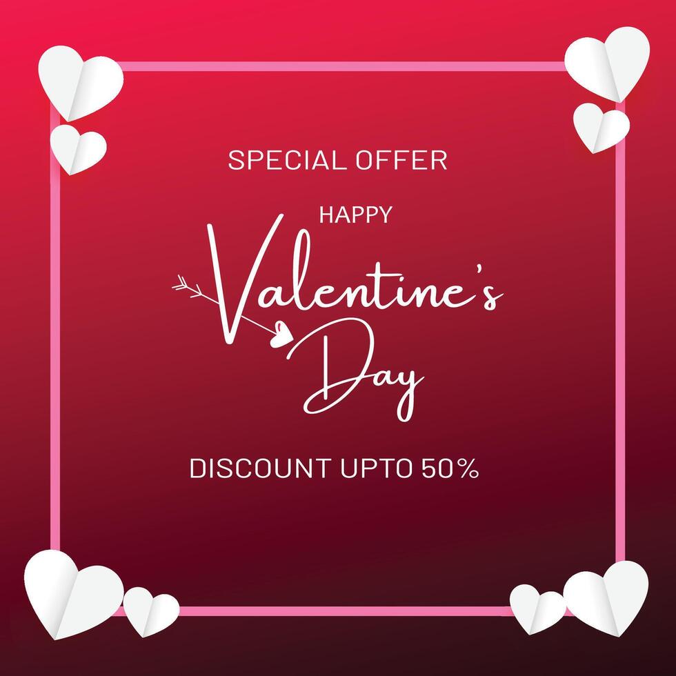 Special Offer Valentine vector