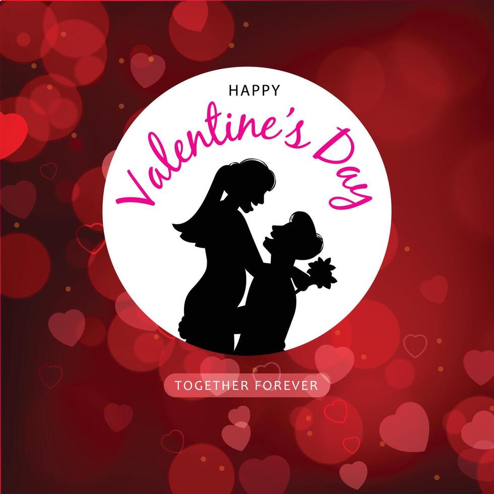 14 February Valentine vector