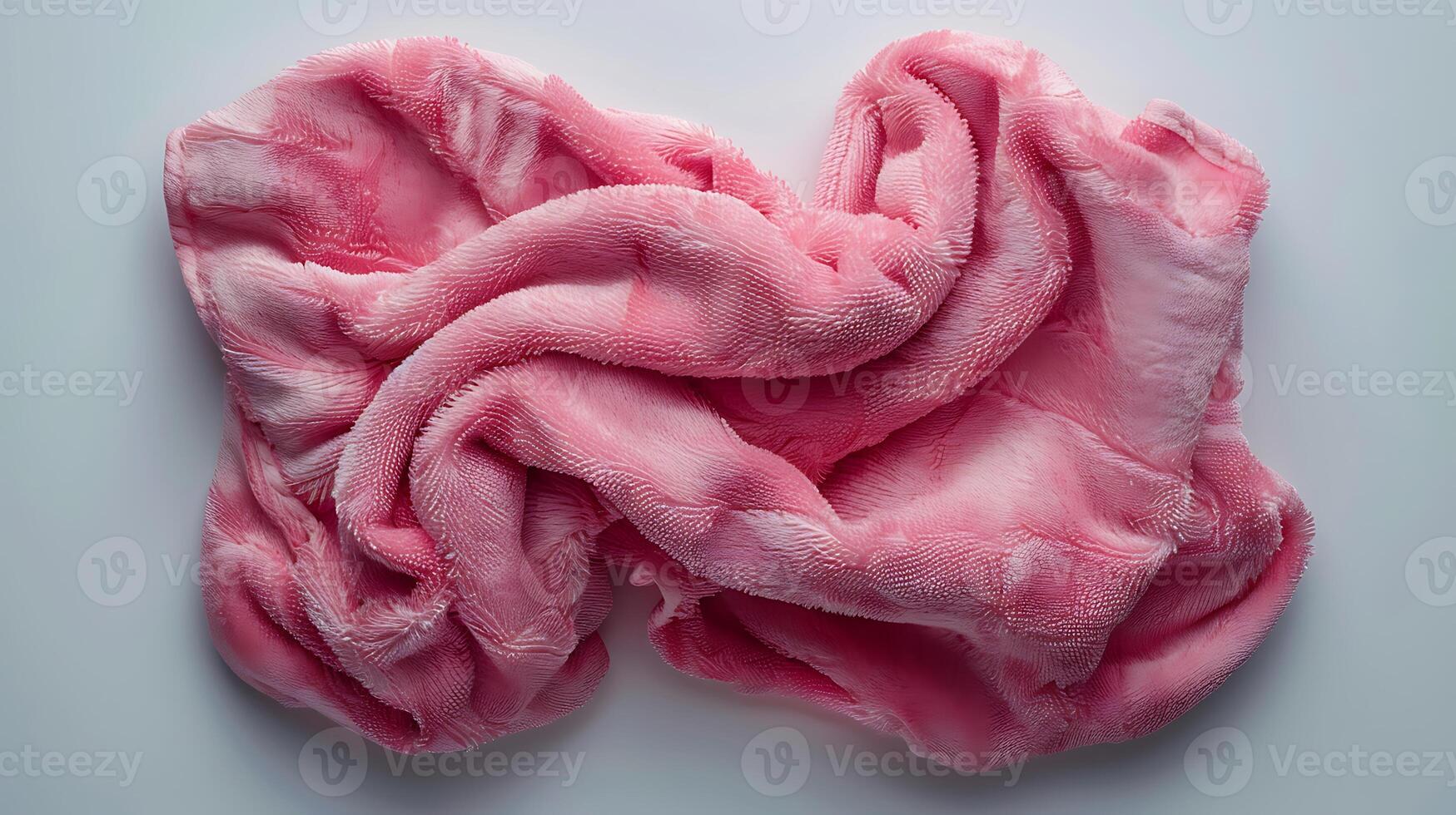 Makeup remover cloth mockup placed gracefully a white background photo