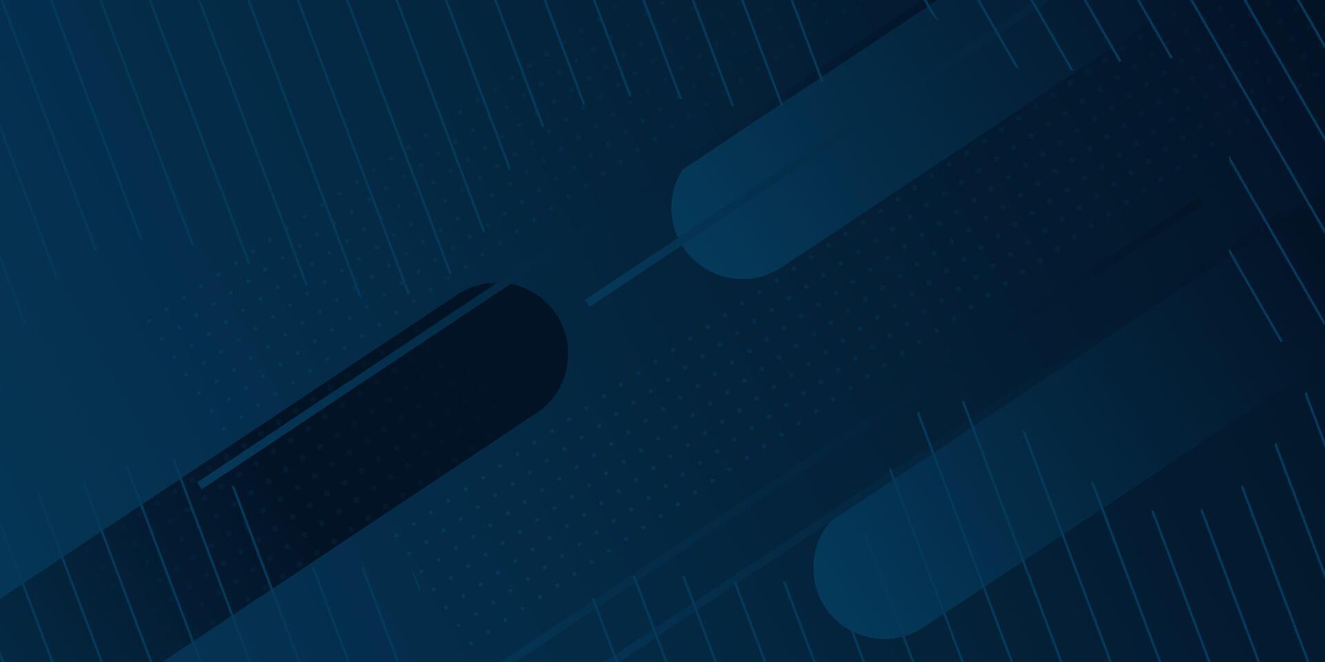 Dark blue dynamic gradient abstract background. Rectangle pattern shape. Cool design. Eps10 vector