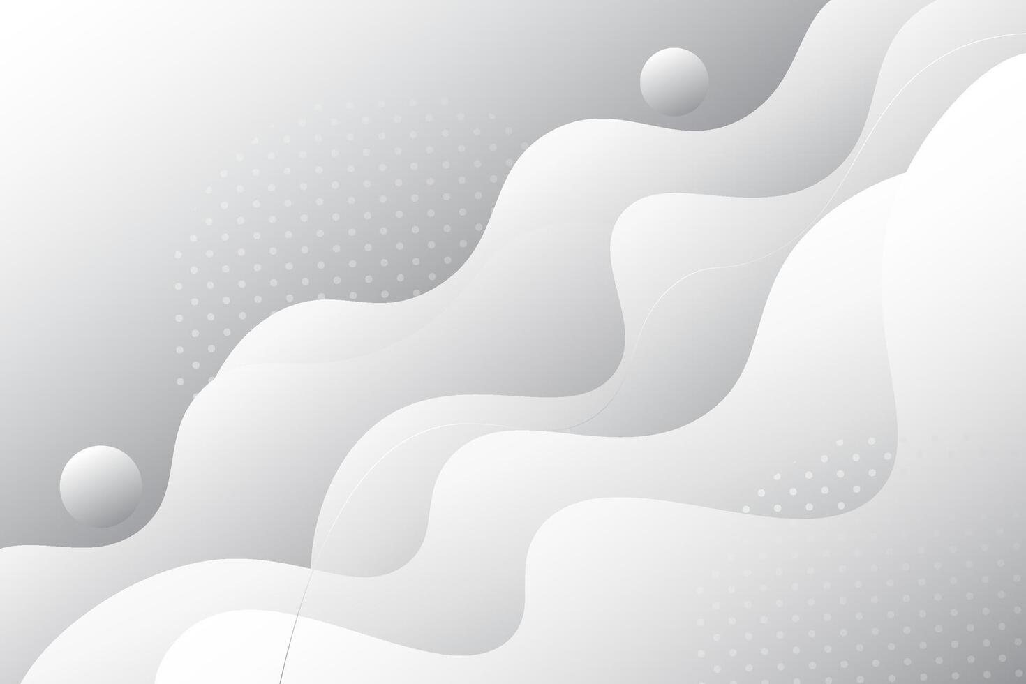 White geometric business banner design. Creative banner design with wave and line shape as template. Simple design on horizontal banner. Eps10 vector