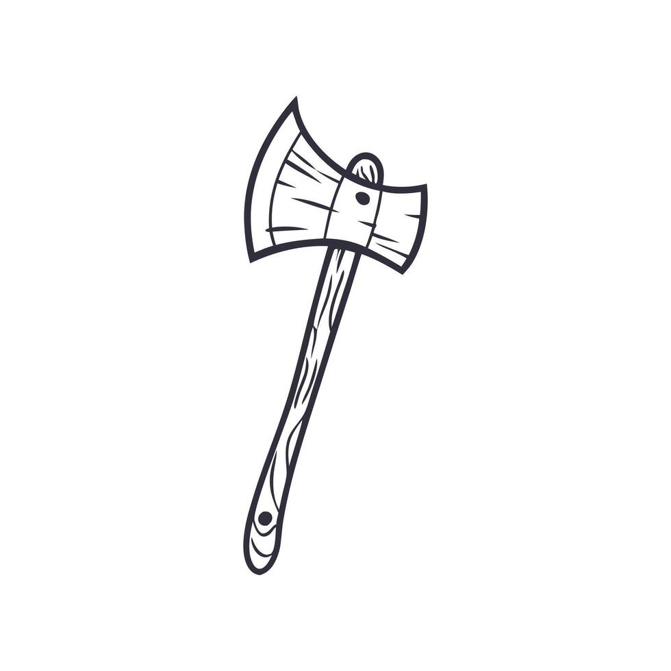 Camping Element Axe vector