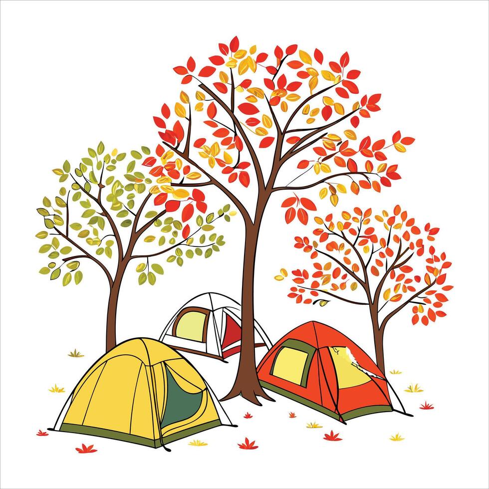 Best places to camp near me vector