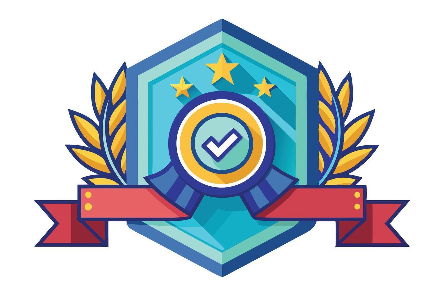 A Quality Seal of Approval Graphic vector